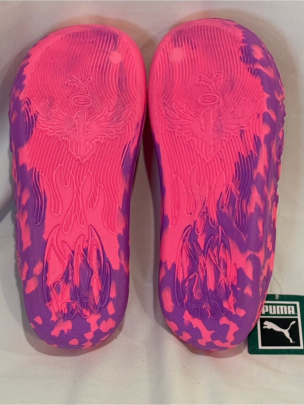 Puma MB.04 Slide LaMelo Ball Sun Struck Pure Magenta Size 11 NWOB - Picture 9 of 16